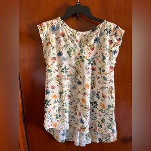 Pleione floral blouse / size XS